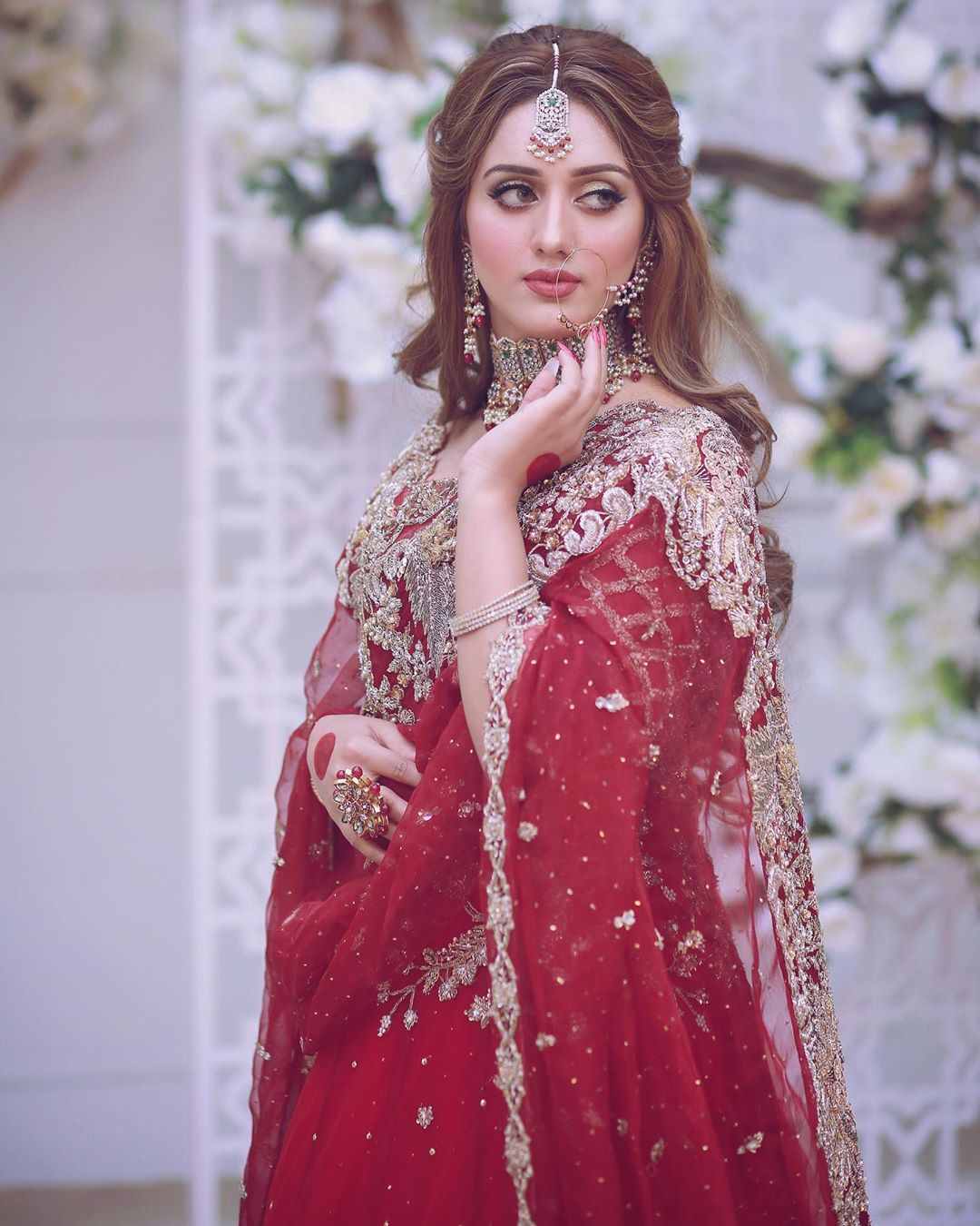 Tiktok Star Sisters Jannat Mirza and Alishba Anjum Bridal Photo Shoot