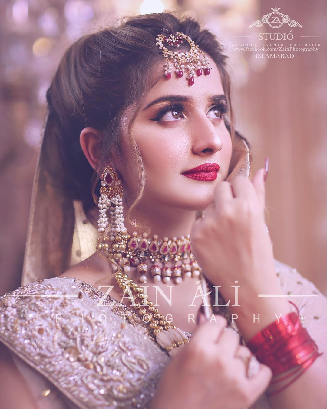 Tiktok Star Sisters Jannat Mirza and Alishba Anjum Bridal Photo Shoot