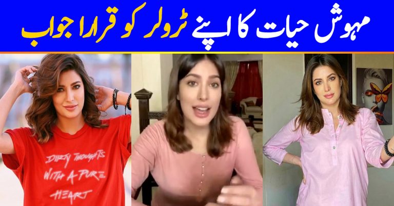 Mehwish Hayat’s Savage Response To Troll