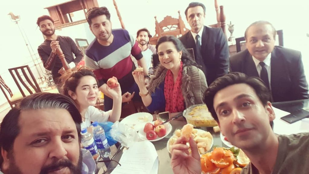 Unseen Pictures of Rehan Sheikh with Friends at Work