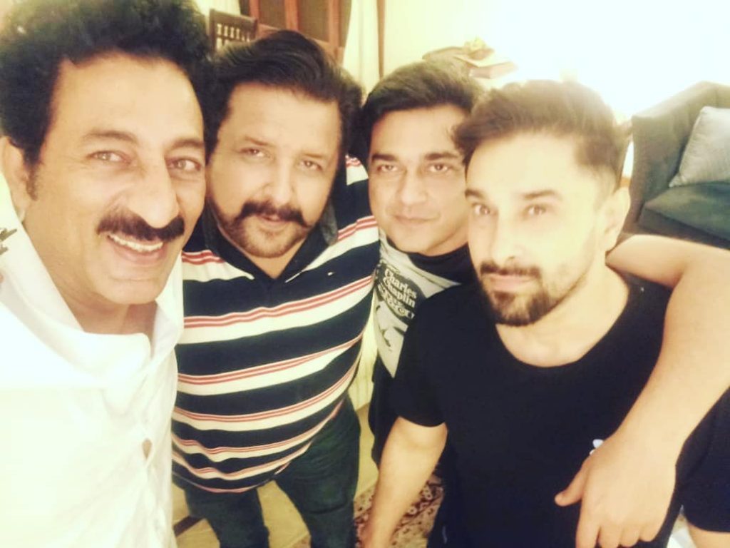 Unseen Pictures of Rehan Sheikh with Friends at Work