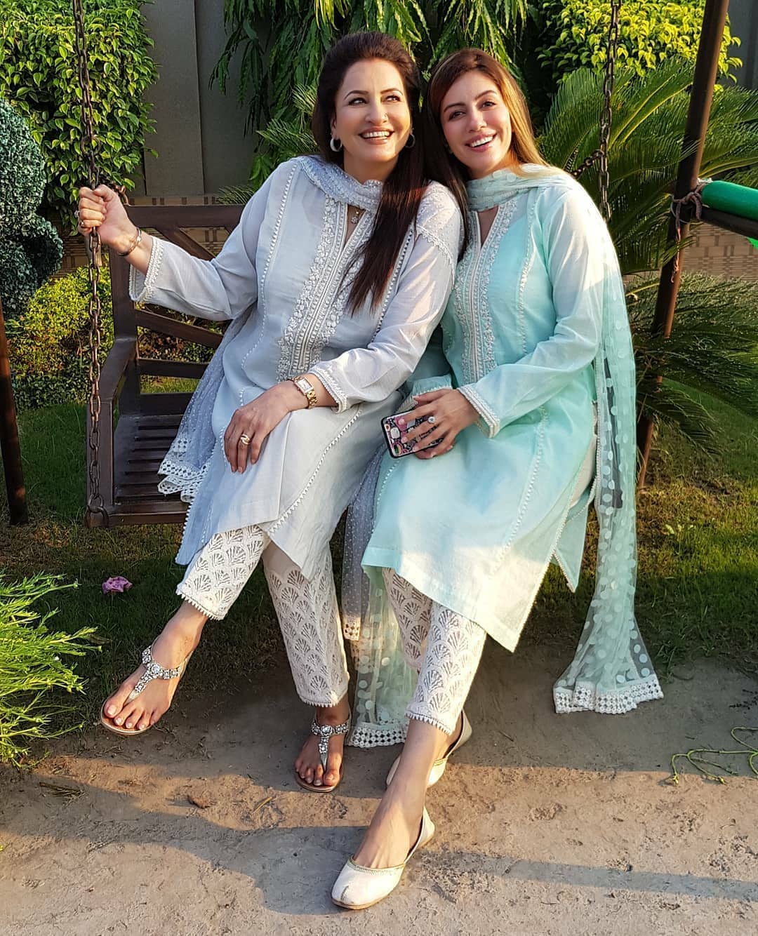 Saba Faisal with her Daughter Sadia Faisal - Latest Pictures