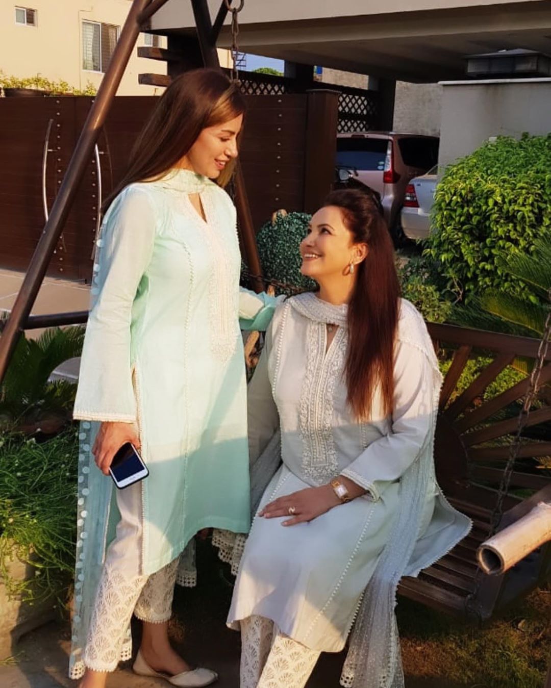 Saba Faisal with her Daughter Sadia Faisal - Latest Pictures