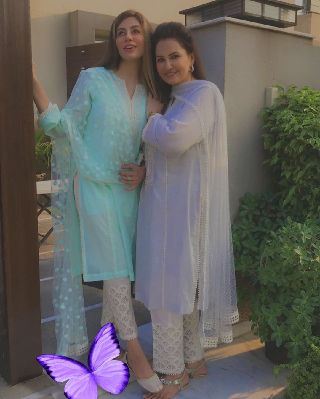 Saba Faisal with her Daughter Sadia Faisal - Latest Pictures