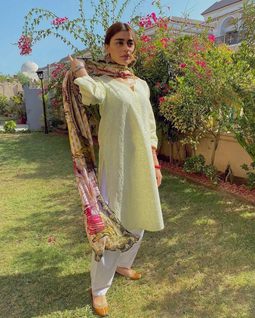Beautiful New Pictures of Sadaf Shahroz Sabzwari in Eastern Dresses