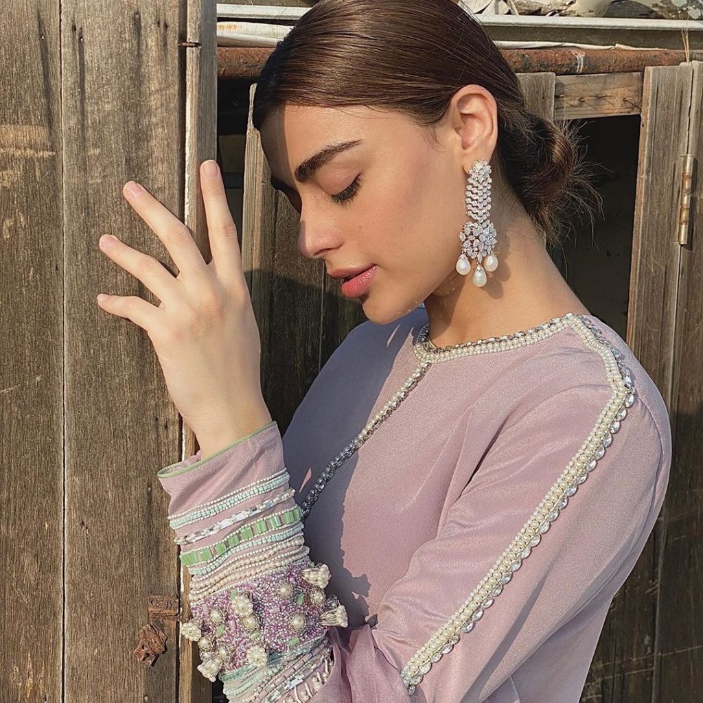 Beautiful New Pictures of Sadaf Shahroz Sabzwari in Eastern Dresses