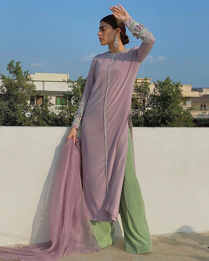 Beautiful New Pictures of Sadaf Shahroz Sabzwari in Eastern Dresses