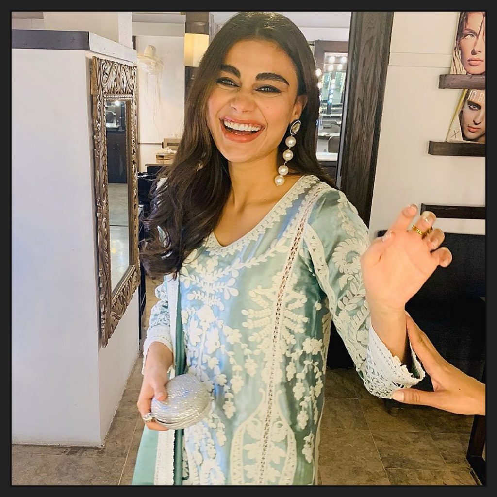 Beautiful New Pictures of Sadaf Shahroz Sabzwari in Eastern Dresses