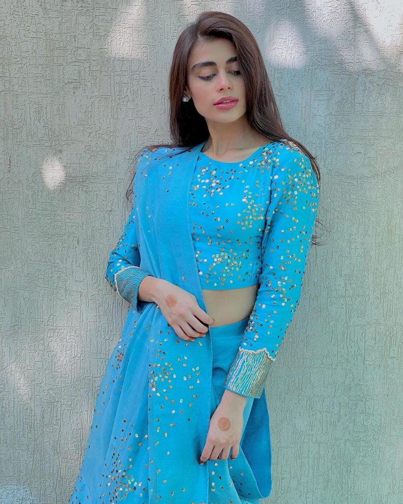 Beautiful New Pictures of Sadaf Shahroz Sabzwari in Eastern Dresses