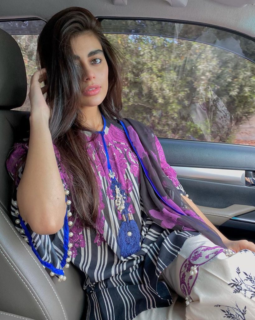 Beautiful New Pictures of Sadaf Shahroz Sabzwari in Eastern Dresses