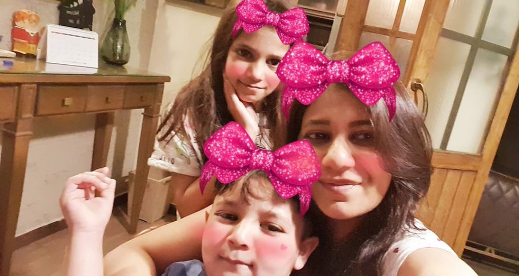 Complete Family Pictures of Sana Fahad and Fahad Mustafa