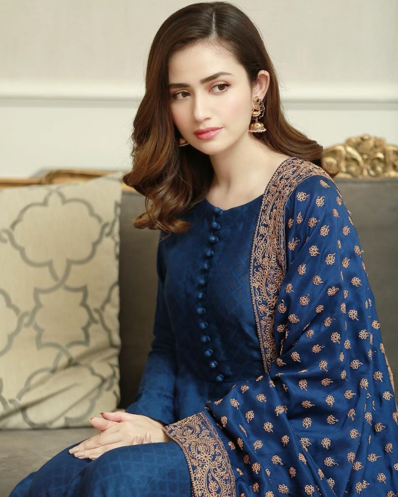 Eastern Outfits of Sana Javed You might Consider for EID - 2020