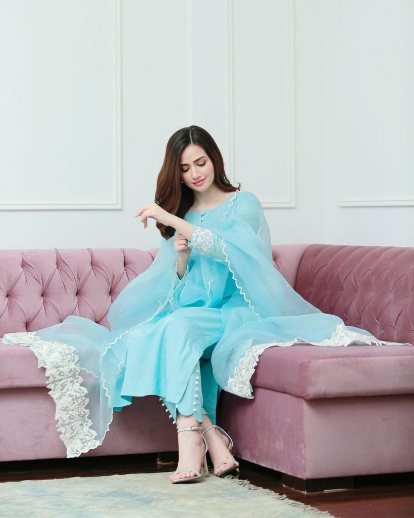 Eastern Outfits of Sana Javed You might Consider for EID - 2020