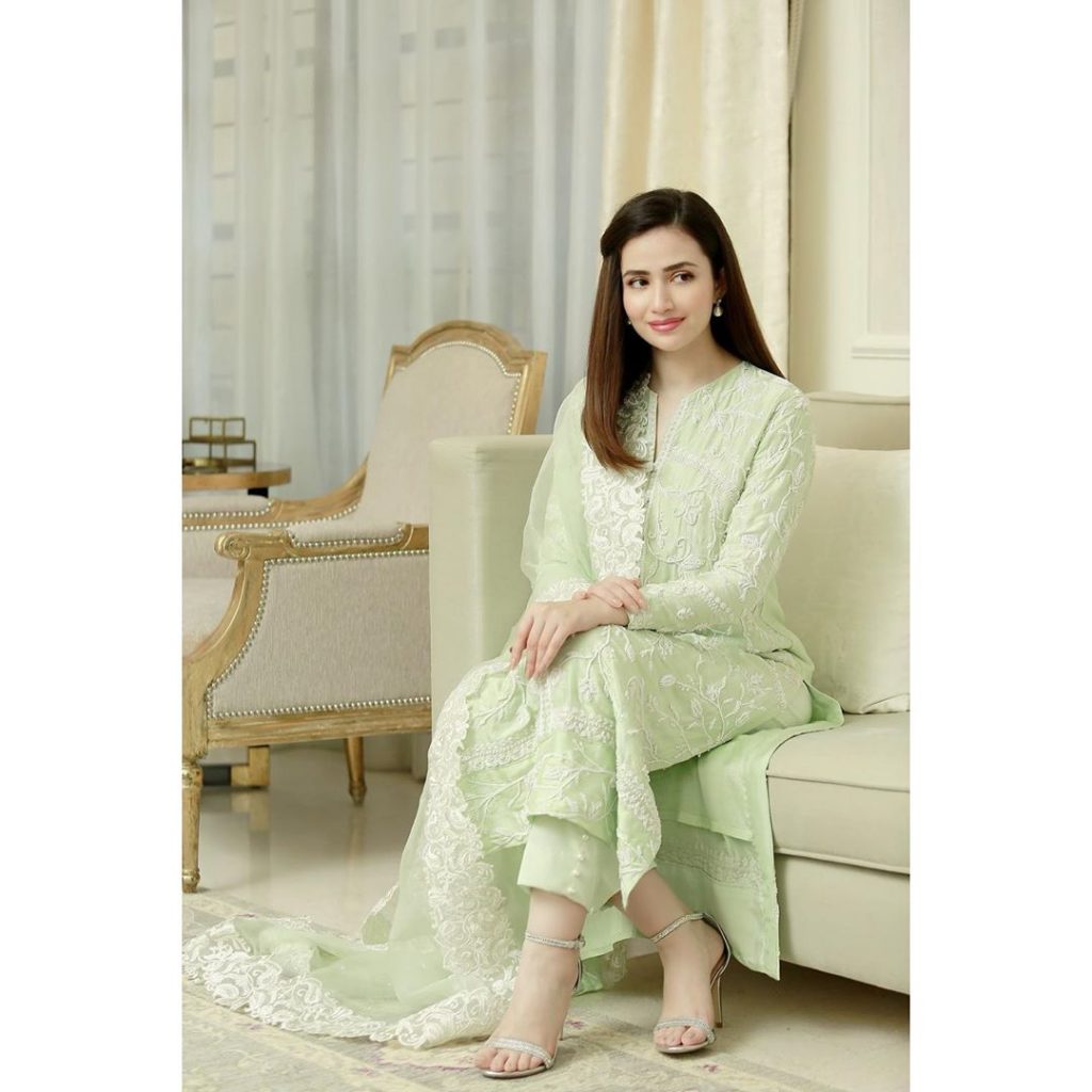 Eastern Outfits of Sana Javed You might Consider for EID - 2020