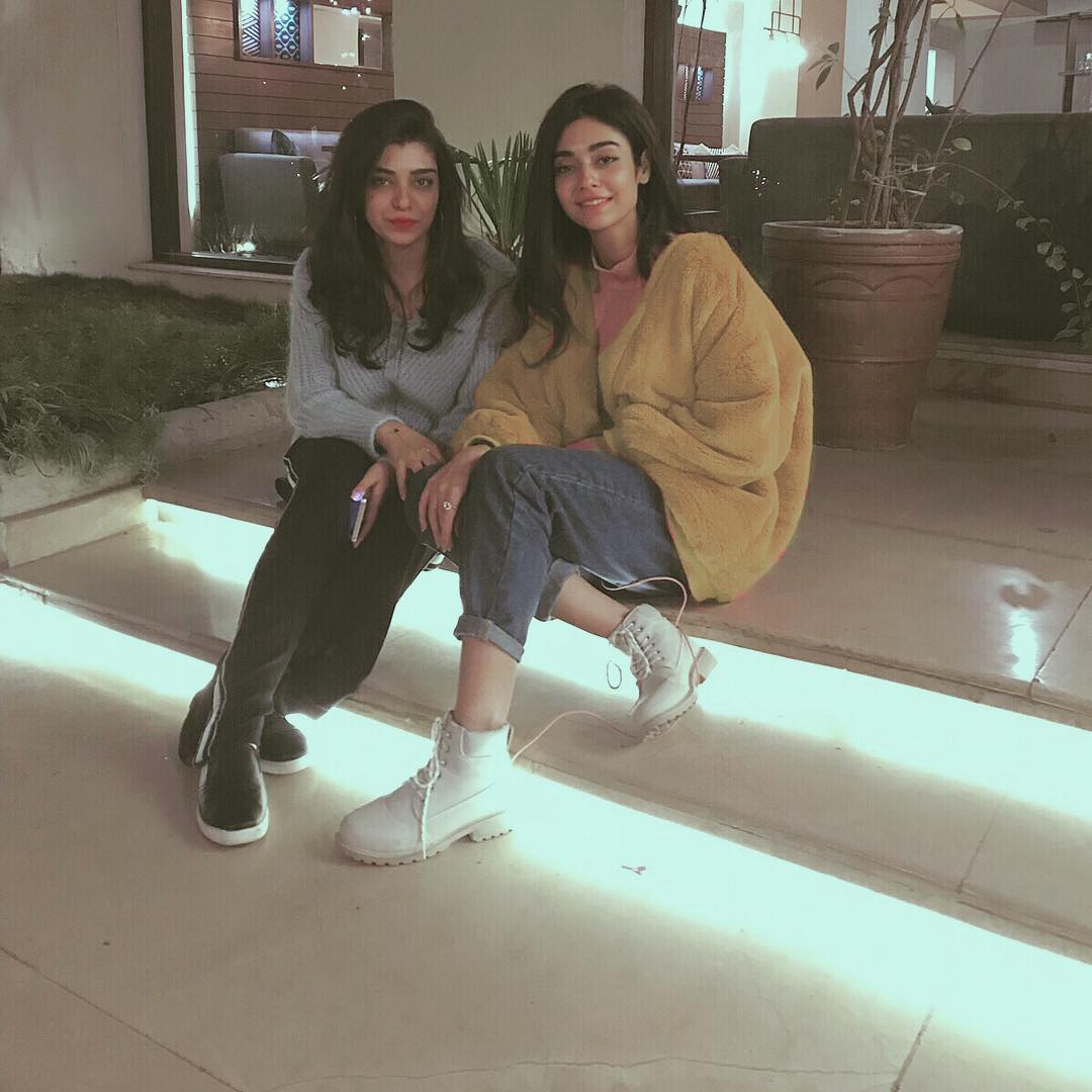 Sarah Khan with her Sister Aisha Khan - Latest Pictures