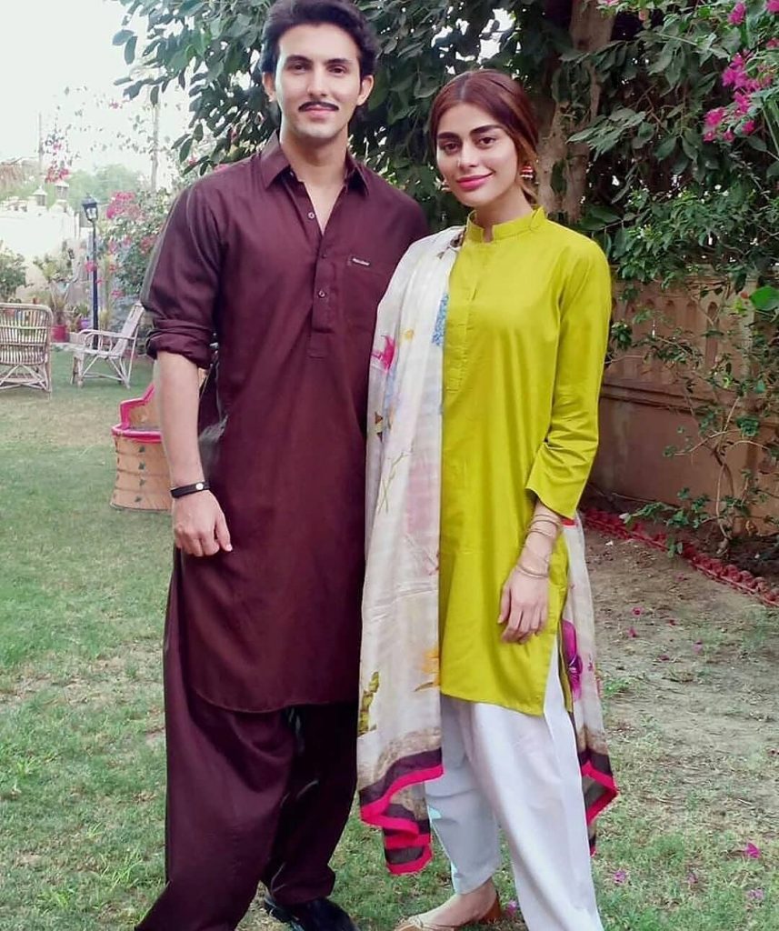 Sadaf Kanwal Wishing Birthday To Shahroz Sabzwari