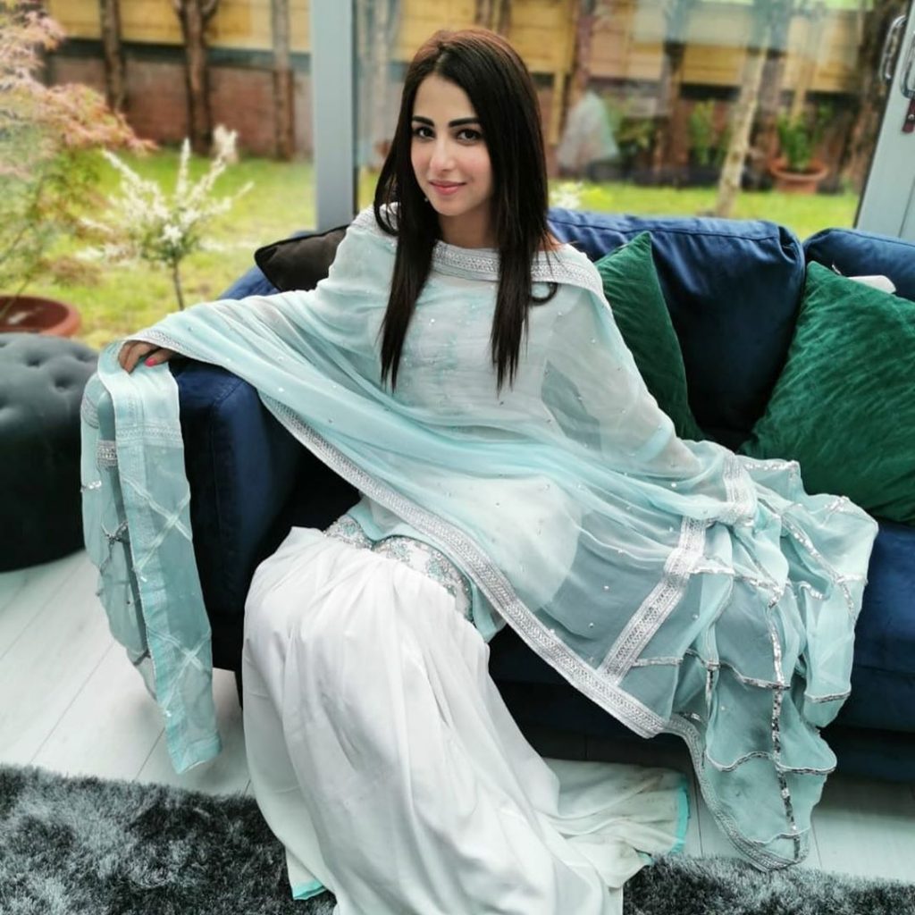 Beautiful Pictures of the Bold Ushna Shah in White Color