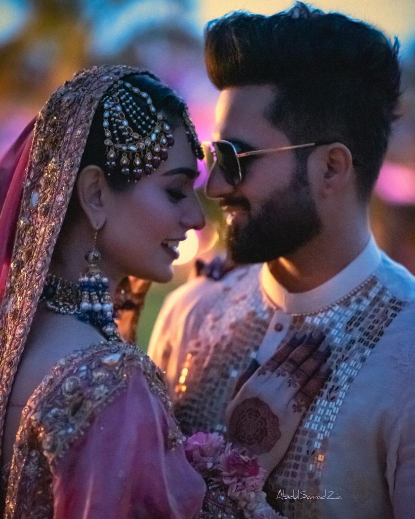 Beautiful Recreation Of Sarah, Falak's Intimate Wedding