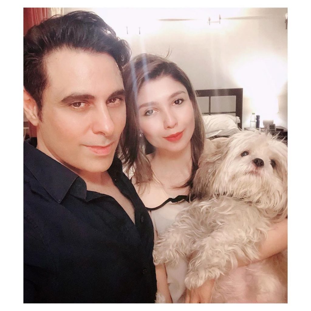 Stunning Eid Pictures Of Haroon Rashid With Wife