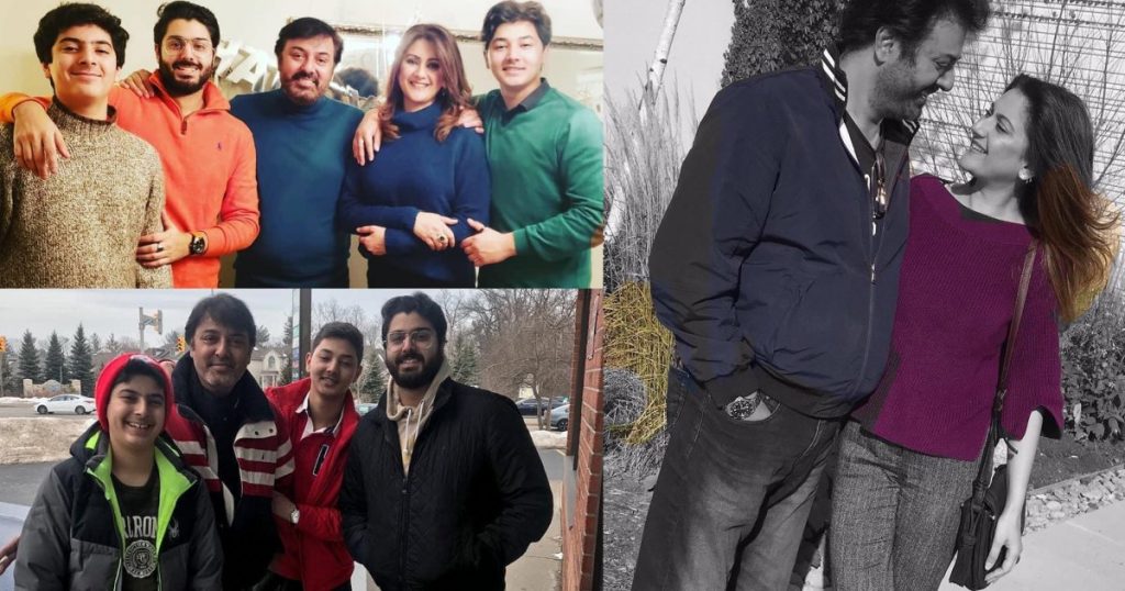 Beautiful Pictures Of Noman Ejaz With His Family