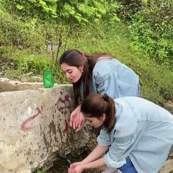 Aiman and Minal are Enjoying in Swat with their Family