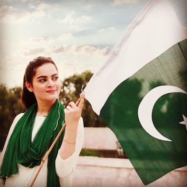 Aiman Khan Daughter Amal Muneeb Celebrating her First Independence Day