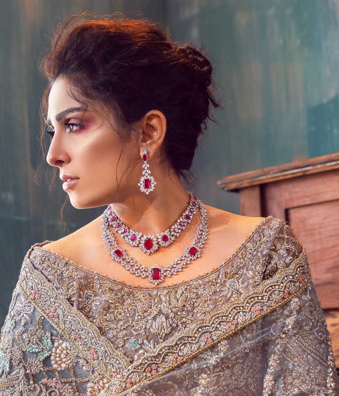 Ayeza Khan New Photo Shoot in Beautiful Dress for Sara Rohale Asghar