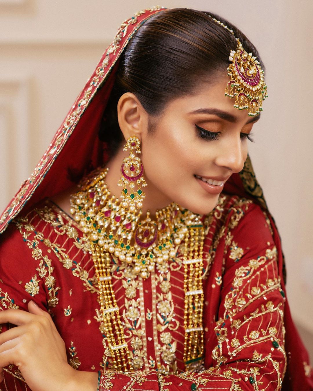 Beautiful Ayeza Khan Bridal Shoot for Bridal Couture "Zehnaseeb" by Zaaviay