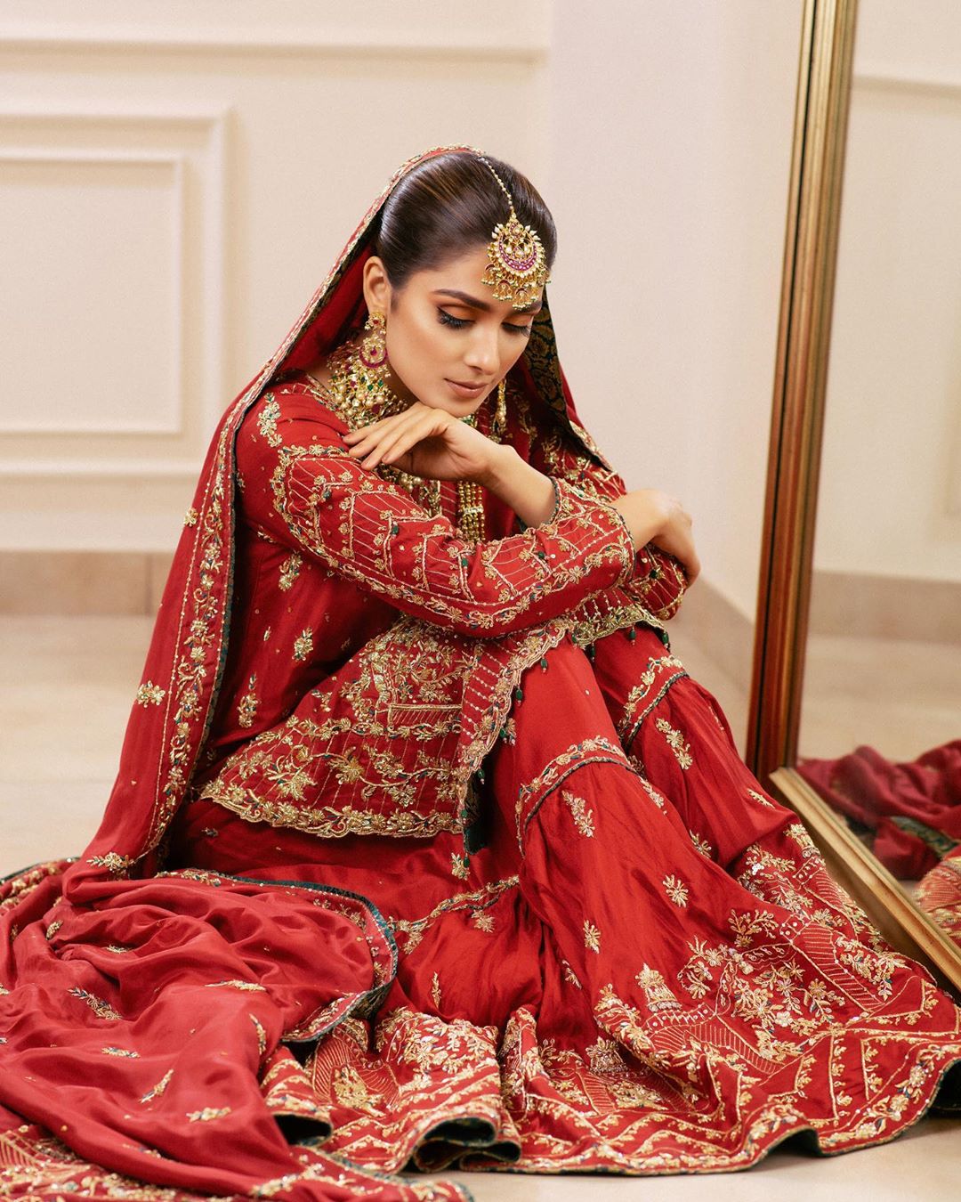 Beautiful Ayeza Khan Bridal Shoot for Bridal Couture "Zehnaseeb" by Zaaviay