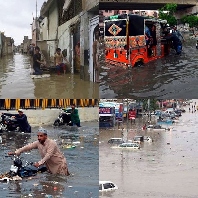 Celebrities Raise Voice Over Condition Of Karachi After Rain