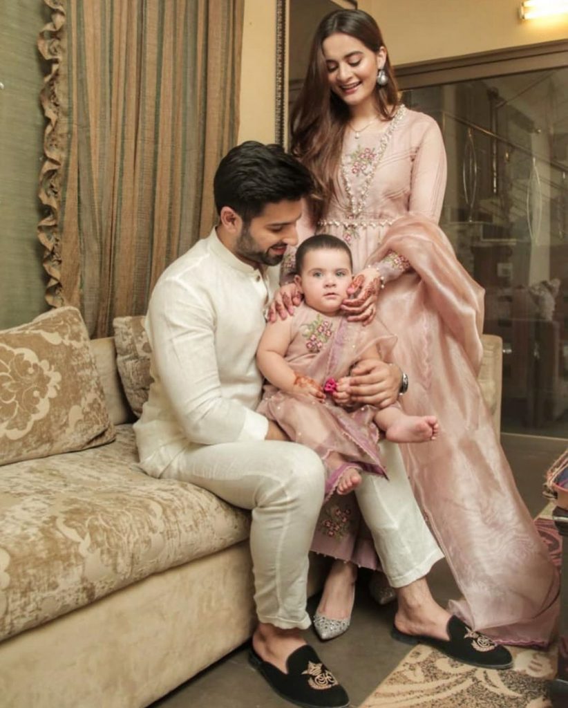 Eid Pictures Of Aiman Khan And Muneeb Butt