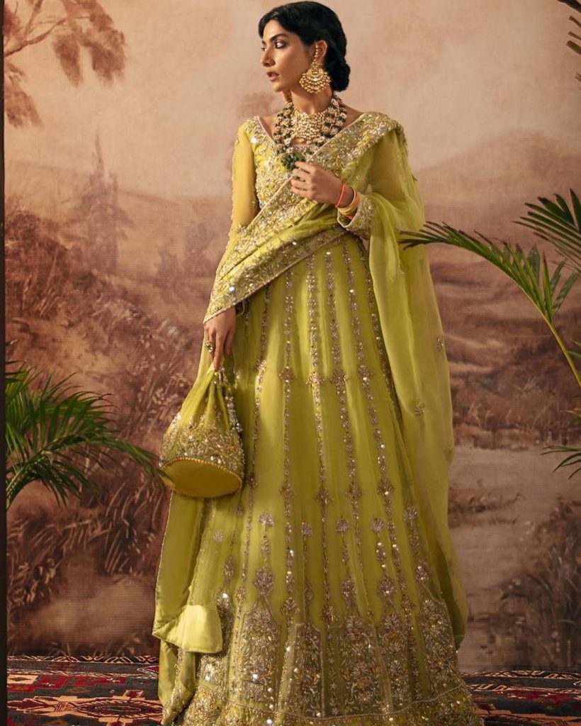 Eman Suleman In Majestic Bridal Dresses By Kanwal Malik