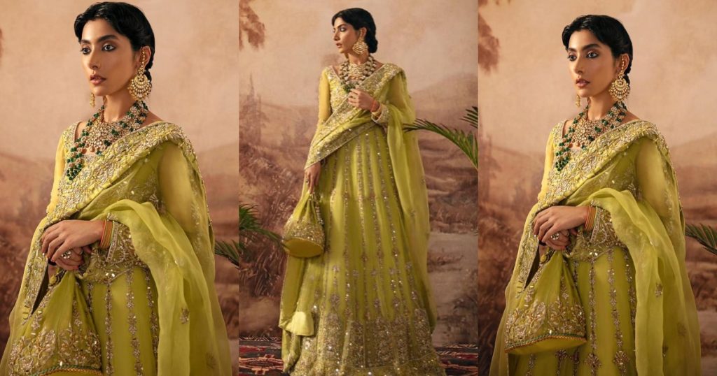 Eman Suleman In Majestic Bridal Dresses By Kanwal Malik