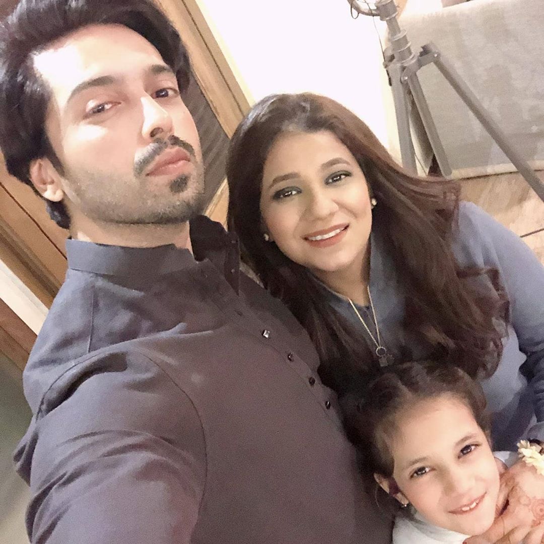 Latest Family Pictures of Fahad Mustafa