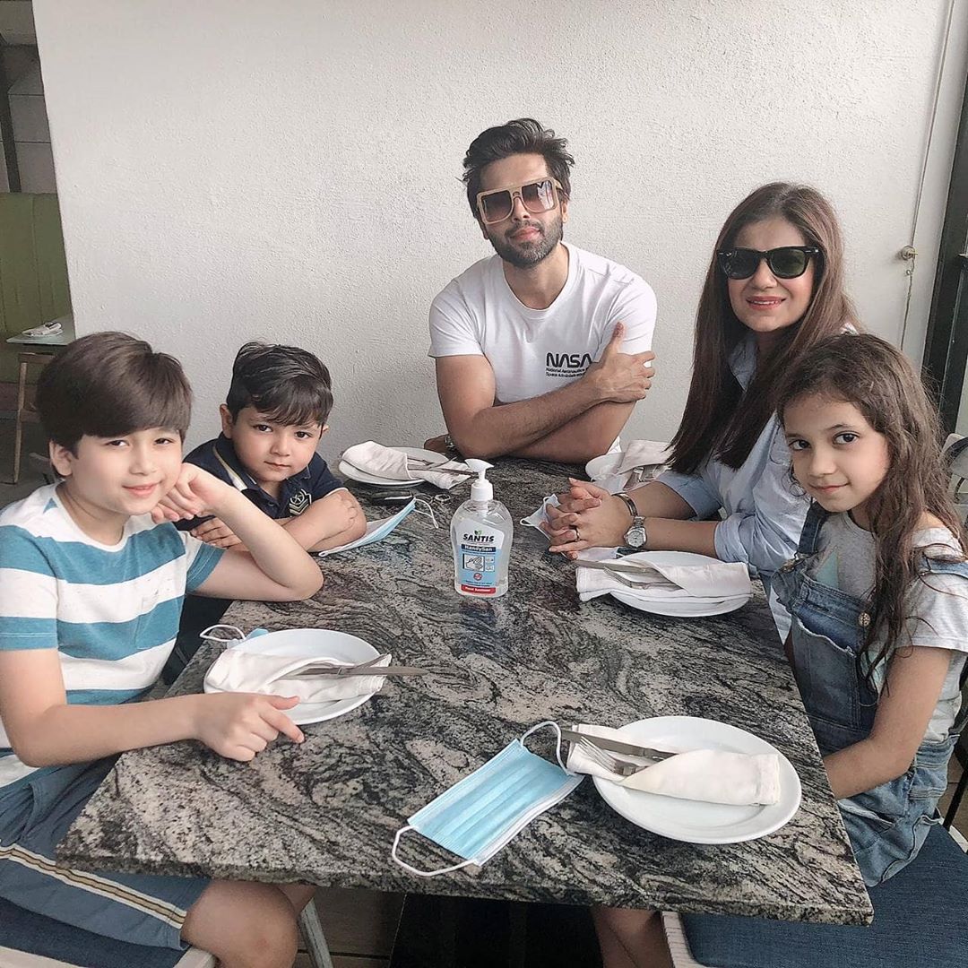 Latest Family Pictures of Fahad Mustafa