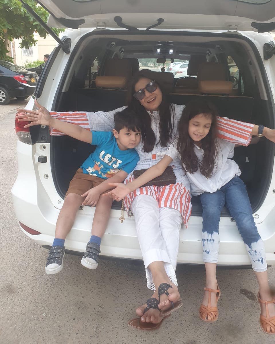 Latest Family Pictures of Fahad Mustafa