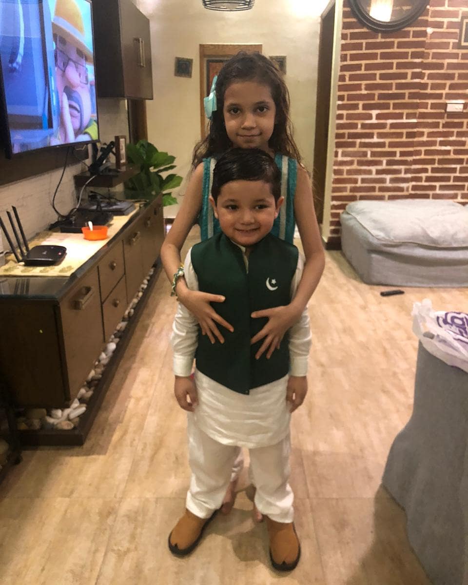 Latest Family Pictures of Fahad Mustafa