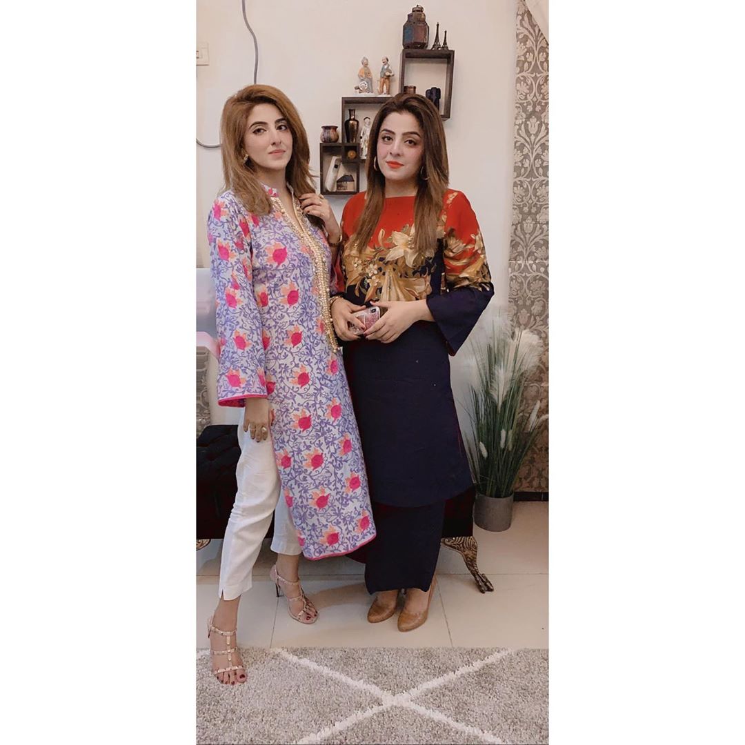 Actress Fatima Sohail Eid Pictures with her Son