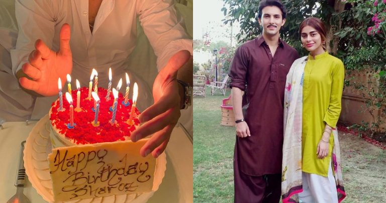 Sadaf Kanwal Wishing Birthday To Shahroz Sabzwari