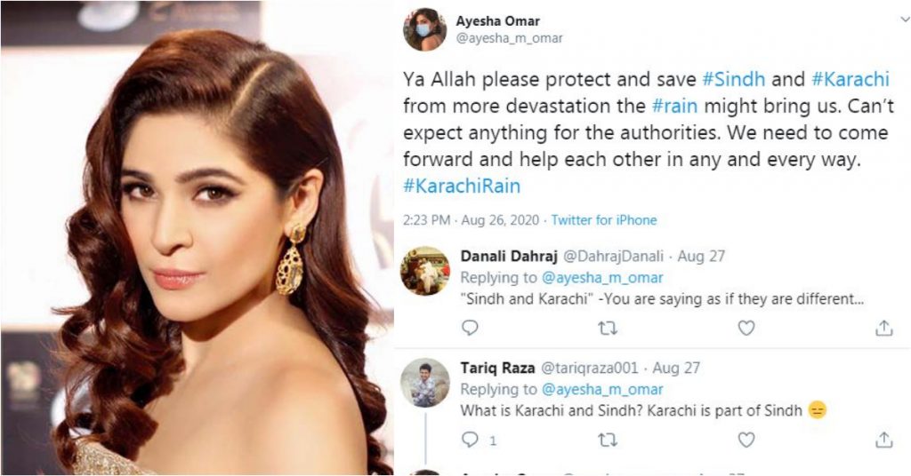 Latest Tweet By Ayesha Omer Faces Backlash