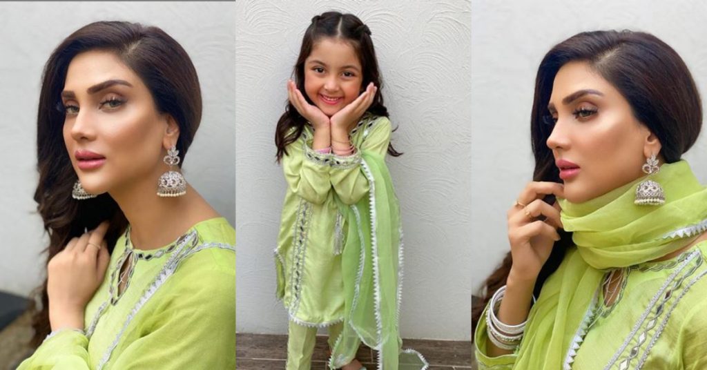 Latest Pictures Of Fiza Ali And Daughter