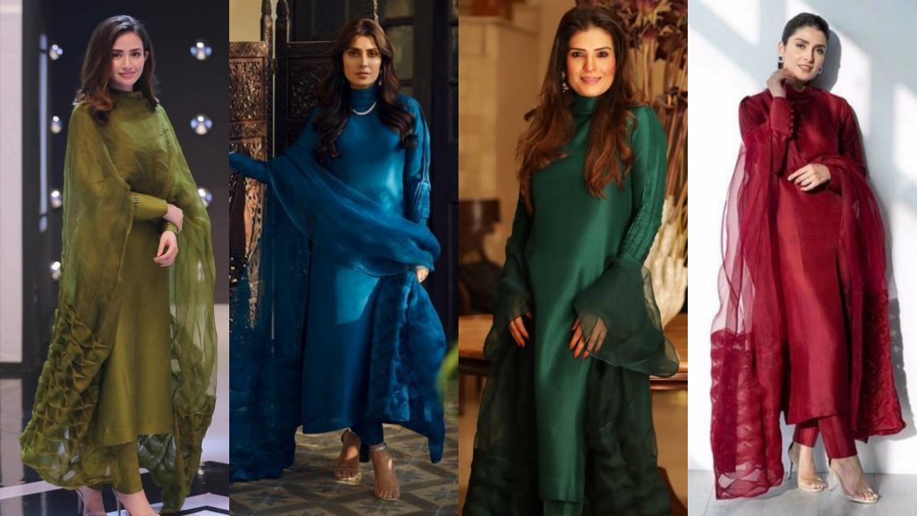 Pakistani Celebrities Rocking Similar Outfits