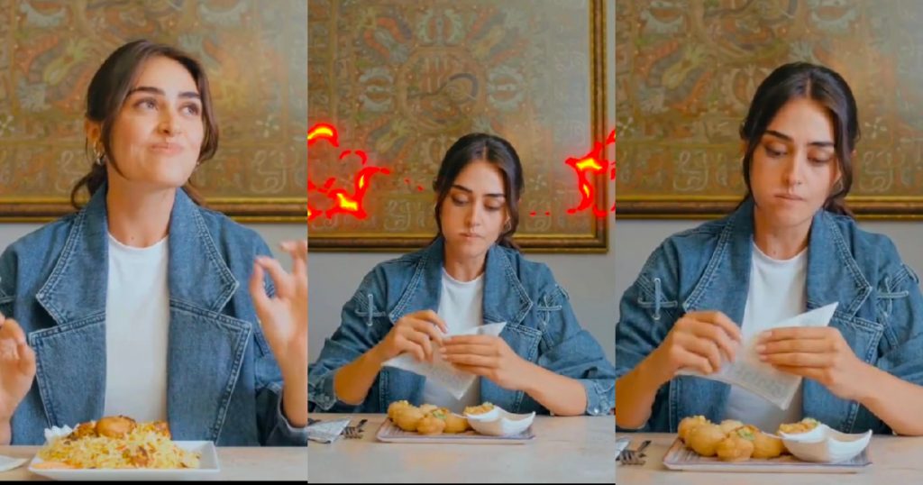 Esra Bilgiç Trying Out Pakistani Food