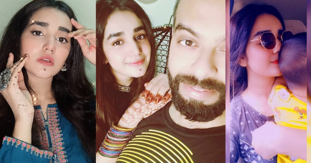 Actress Anum Fayaz Latest Pictures with her Husband and Son