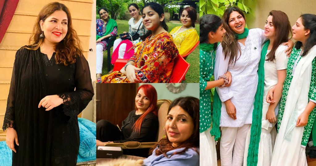 Shagufta Ejaz Beautiful Picture Collection with her Daughters