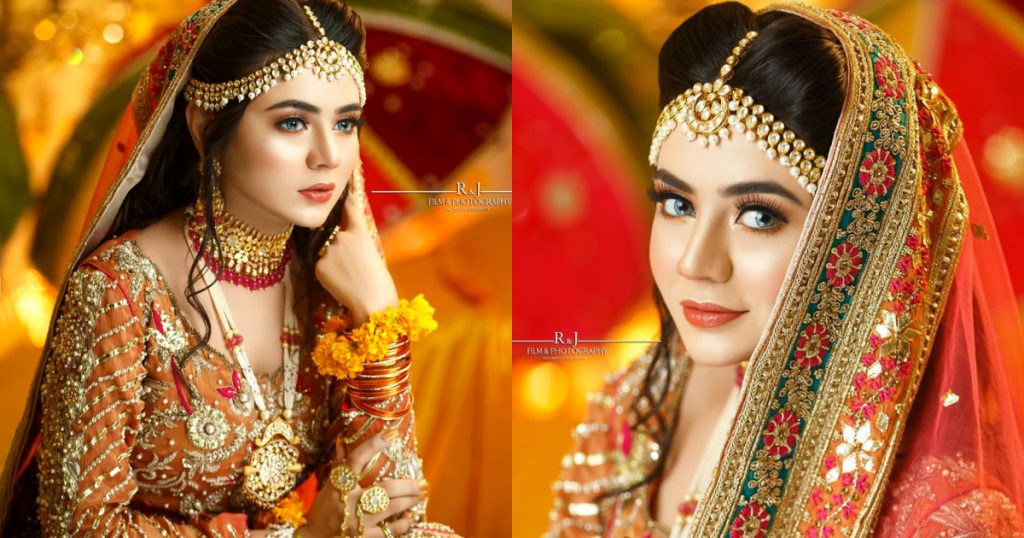 Famous Tik Toker Areeka Haq Latest Bridal Photo Shoot