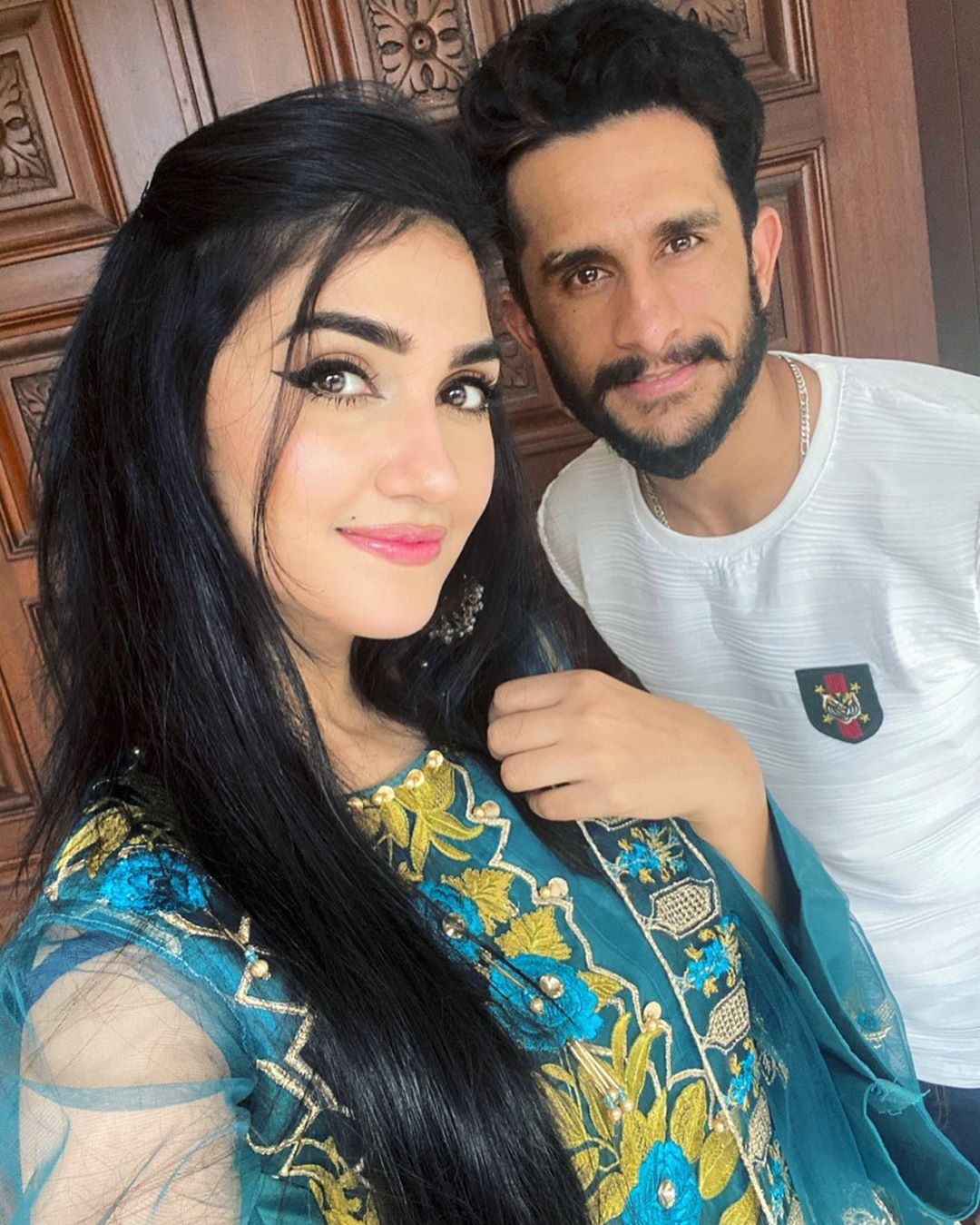 Eid Pictures of Cricketer Hassan Ali with his Wife Samya Khan