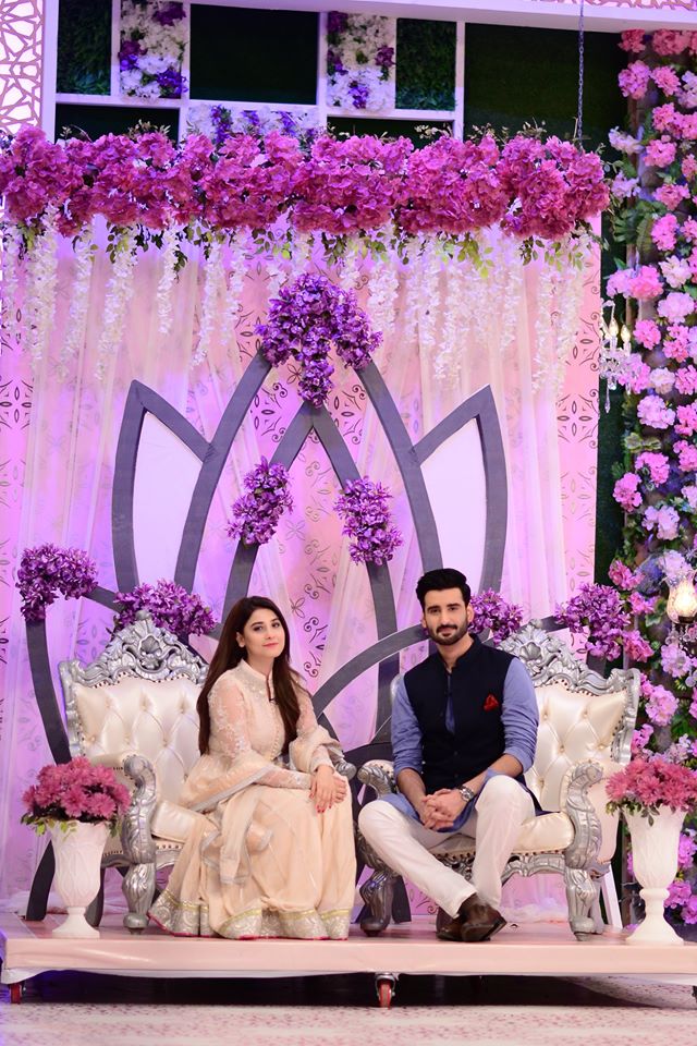 Hina Altaf and Agha Ali Pictures From Good Morning Pakistan