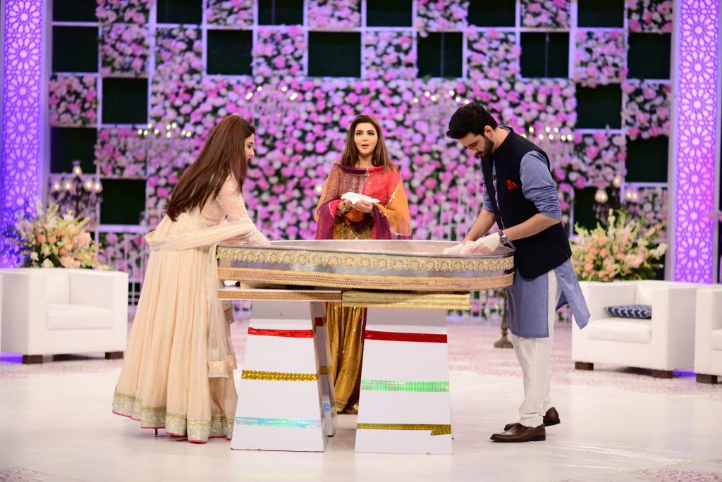 Hina Altaf and Agha Ali Pictures From Good Morning Pakistan