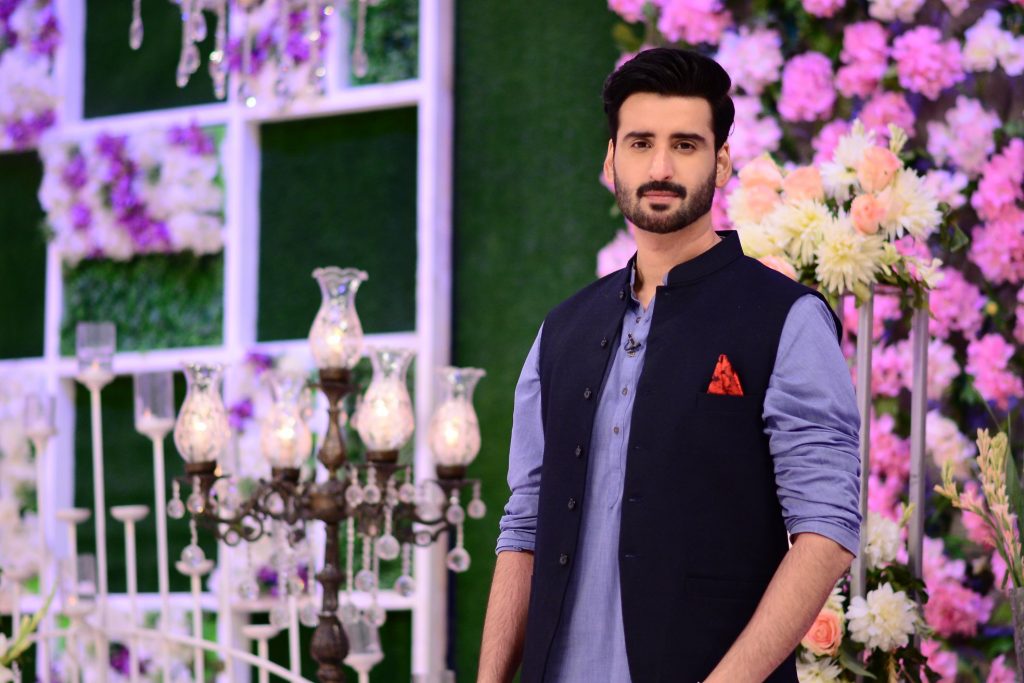 Hina Altaf and Agha Ali Pictures From Good Morning Pakistan